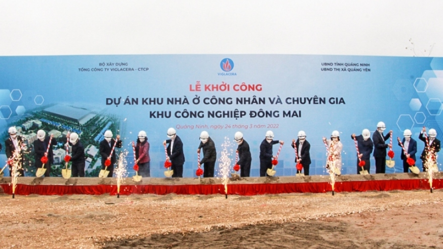 Quảng Ninh khởi công thêm 4 dự án nhà ở công nhân, nhà ở xã hội