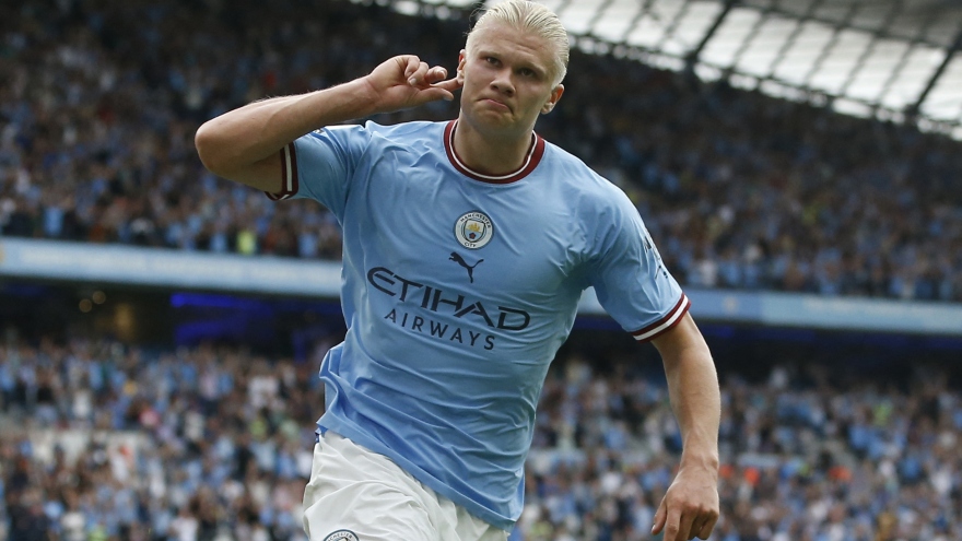 Vua phá lưới Ngoại hạng Anh 2022/2023: Khó cản Haaland