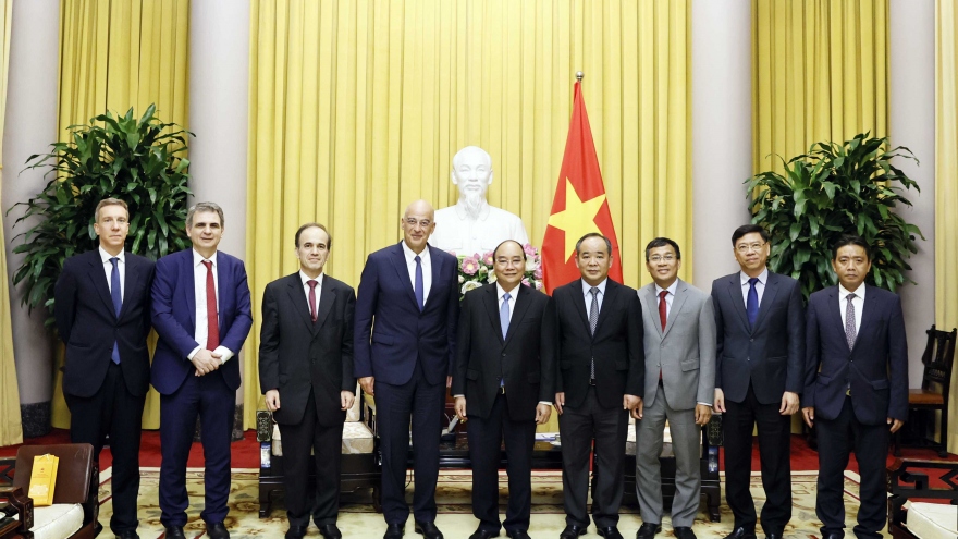 Chủ tịch nước Nguyễn Xuân Phúc tiếp Bộ trưởng Ngoại giao Hy Lạp