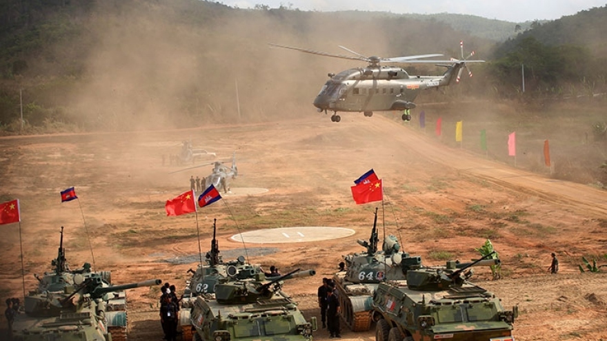 Campuchia và Trung Quốc xem xét nối lại cuộc tập trận chung "Rồng vàng"