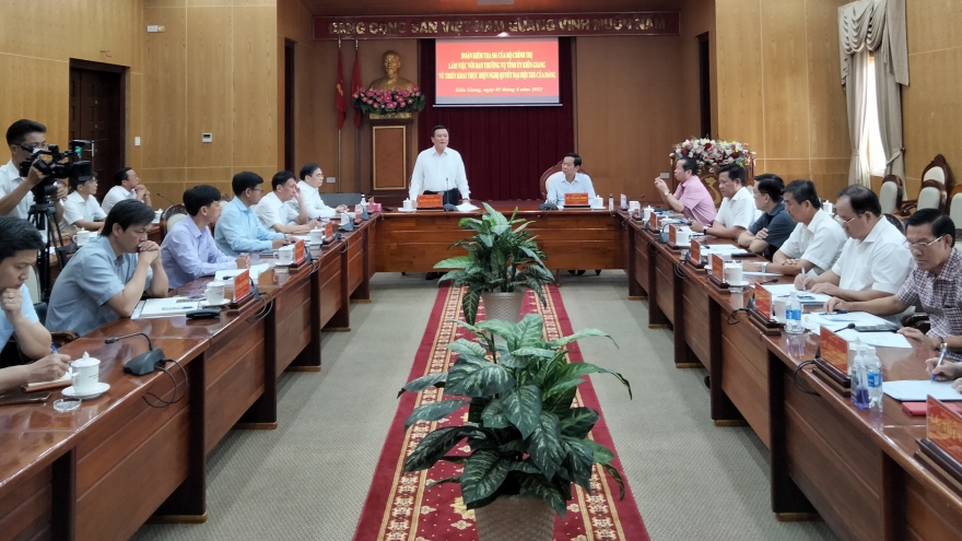 Kiểm tra việc thực hiện Nghị quyết Đại hội XIII của Đảng tại các địa phương