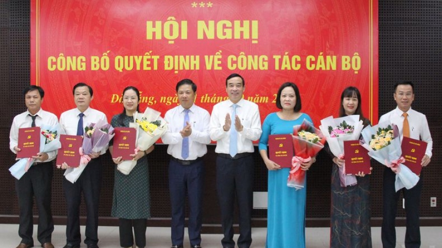 Đà Nẵng điều động, bổ nhiệm hàng loạt cán bộ chủ chốt