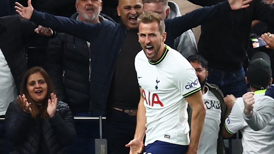 Thắng dễ Everton, Tottenham bắt kịp Man City ở Ngoại hạng Anh