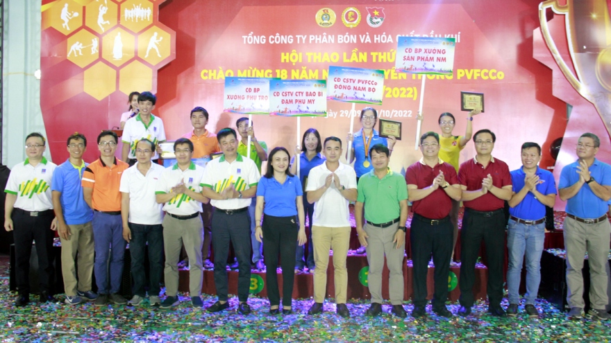 Hội thao truyền thống lần thứ 14 của PVFCCo: Sôi nổi và gắn kết