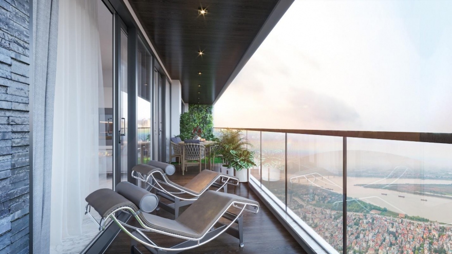Dự án có vườn ban công nhìn ra sông Hồng Sunshine Golden River sắp ra mắt nhà mẫu