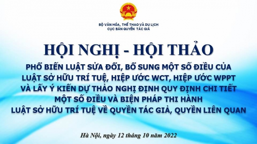 Cần đẩy mạnh thi hành Luật sở hữu trí tuệ về quyền tác giả, quyền liên quan