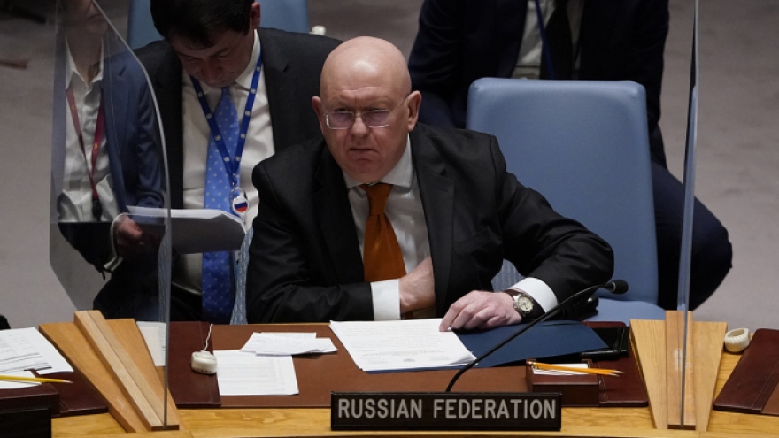 Nga phủ quyết dự thảo nghị quyết LHQ lên án việc sáp nhập các vùng Ukraine