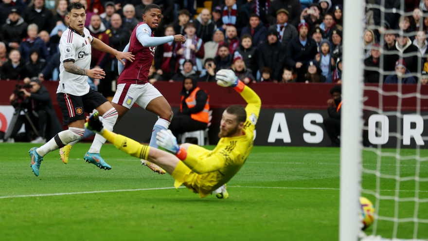 Ronaldo mờ nhạt, MU thảm bại 1-3 trước Aston Villa