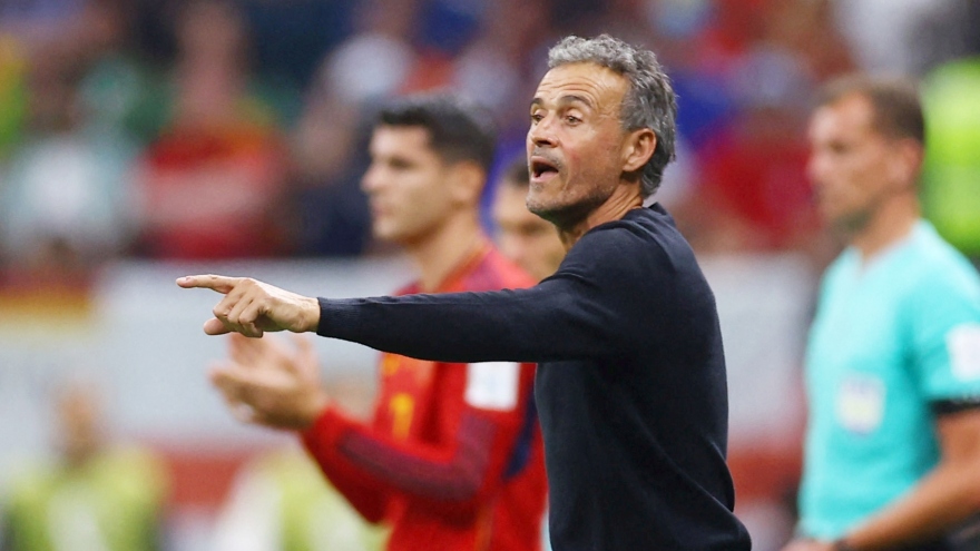 HLV Luis Enrique tiếc nuối khi Tây Ban Nha bị Đức cầm hòa