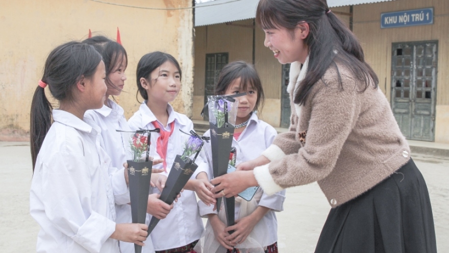 Hạnh phúc của giáo viên vùng cao