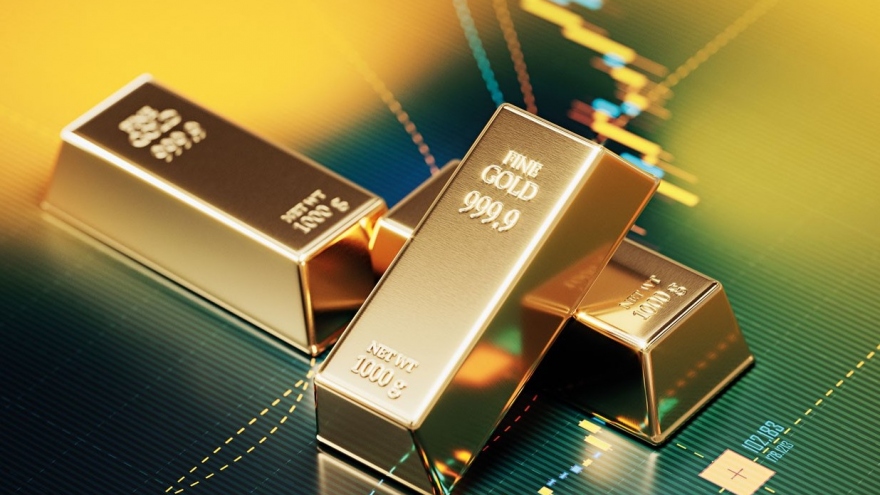 Giá vàng trong nước giảm, cao hơn giá thế giới 15,33 triệu đồng/lượng