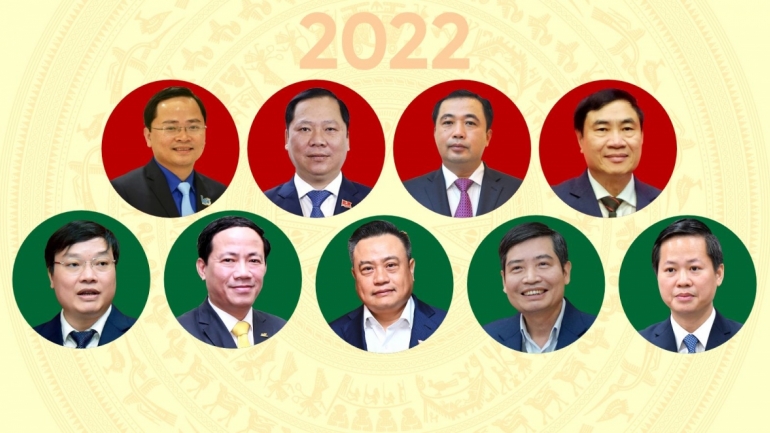 10 ủy viên Trung ương Đảng khóa XIII giữ chức vụ mới trong năm 2022