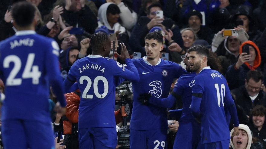 Havertz vừa ghi bàn vừa kiến tạo, Chelsea "hạ đẹp" Bournemouth