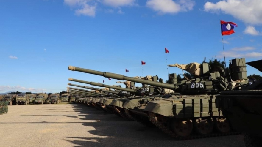 Quân đội Lào - Nga kết thúc cuộc tập trận chung Laros 2022