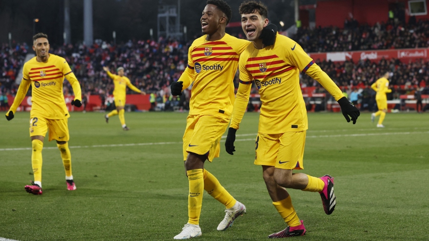 Nhọc nhằn hạ Girona, Barca nối dài mạch toàn thắng