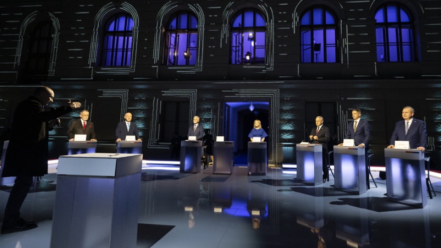 Ứng cử viên Tổng thống Séc bắt đầu các cuộc tranh luận trên truyền hình