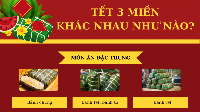 Bật mí những khác biệt thú vị trong văn hóa Tết 3 miền