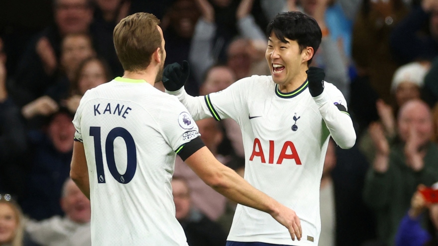 Kết quả Ngoại hạng Anh 20/2: Son Heung-min đưa Tottenham vào tốp 4