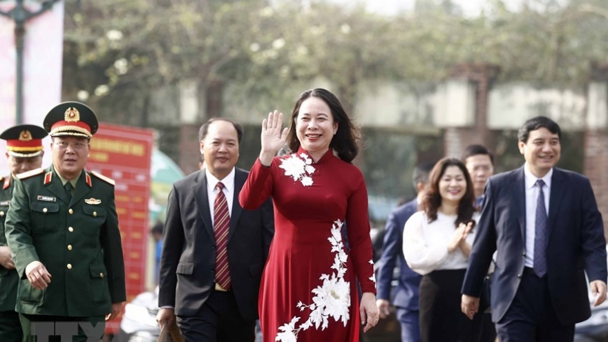 Quyền Chủ tịch nước dự Ngày hội sắc xuân trên mọi miền Tổ quốc