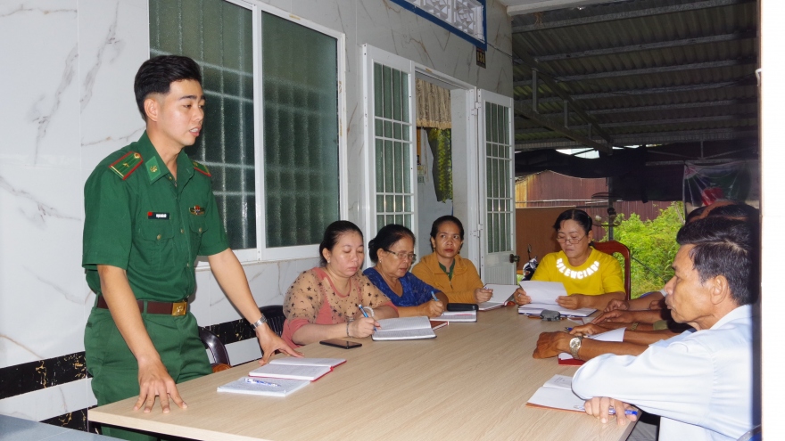 Mô hình đảng viên đồn biên phòng, phụ trách hộ gia đình phát huy hiệu quả