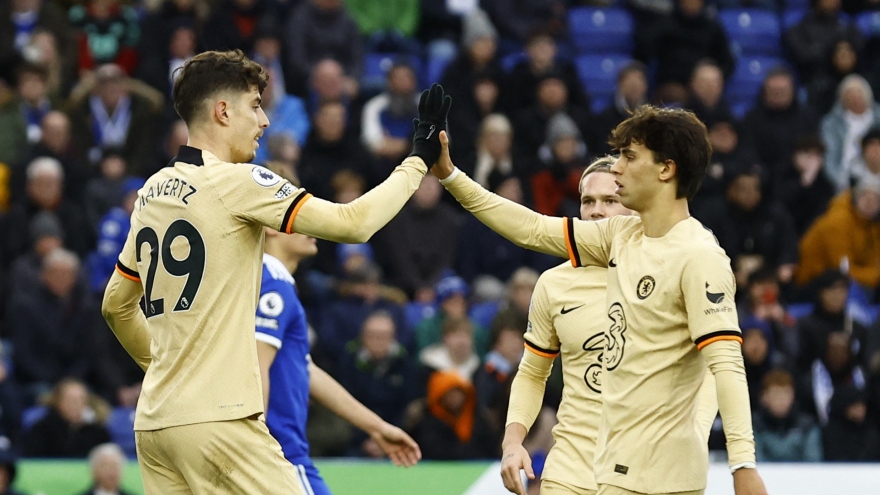 Liên tục lập siêu phẩm, Chelsea nhọc nhằn "vượt ải" Leicester