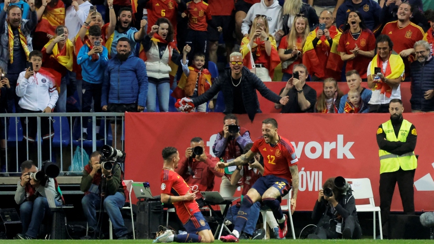 Kết quả vòng loại EURO 2024: Tây Ban Nha thắng dễ ngày ra mắt HLV mới