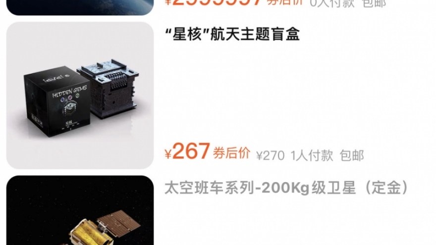 Trung Quốc bán vệ tinh trên nền tảng thương mại điện tử Taobao