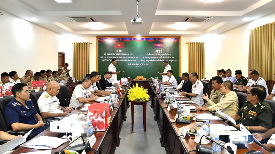Hải quân Việt Nam – Campuchia rút kinh nghiệm tuần tra chung