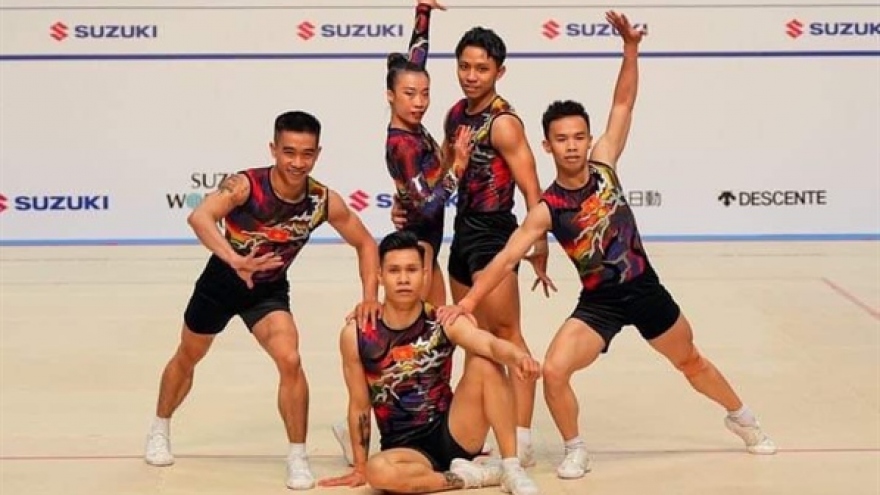 Aerobic Việt Nam đoạt 1 HCV tại Cúp thế giới trước SEA Games 32