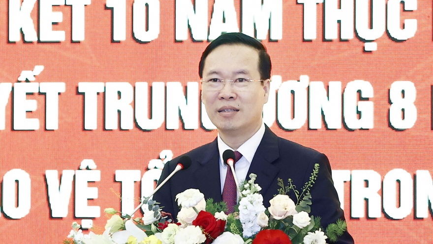 Chủ tịch nước đề nghị ngành ngoại giao tiên phong trong bảo vệ Tổ quốc từ sớm, từ xa