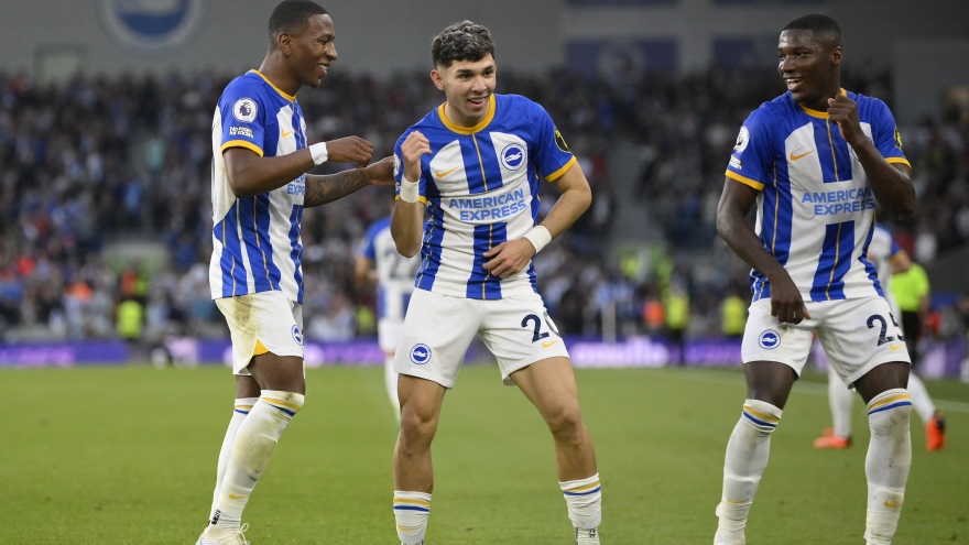 Kết quả Ngoại hạng Anh 25/5: Brighton hòa Man City nhờ siêu phẩm