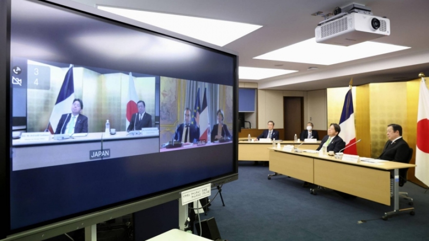 Nhật Bản và Pháp tổ chức đối thoại Bộ trưởng An ninh - Ngoại giao lần thứ 7