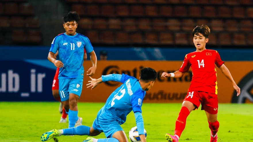 Kết quả U17 châu Á 2023: U17 Việt Nam và U17 Ấn Độ hòa đáng tiếc