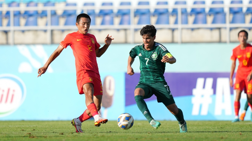 U17 Trung Quốc xếp cuối, bị loại ngay vòng bảng VCK U17 châu Á 2023