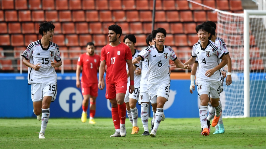 Thắng đậm U17 Iran, U17 Nhật Bản vào chung kết U17 châu Á 2023