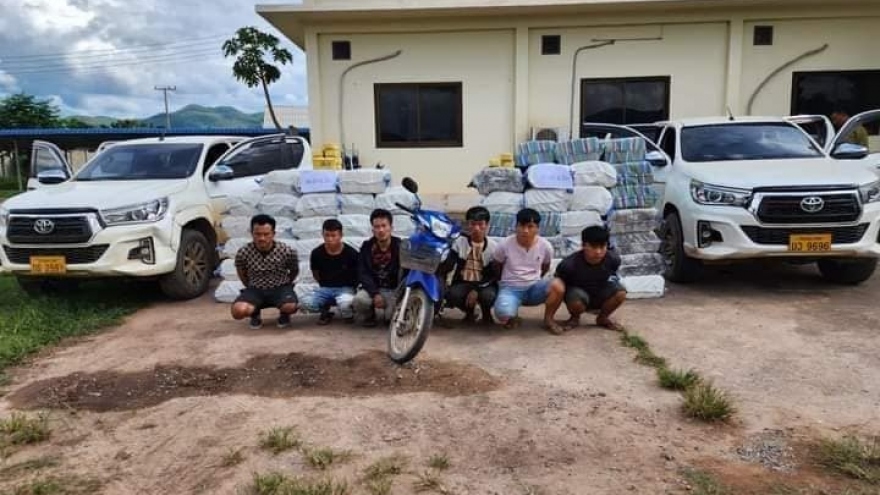 Lào triệt phá vụ án ma túy lớn, bắt giữ 6 đối tượng
