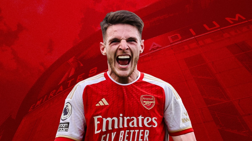 Arsenal chiêu mộ thành công Declan Rice với mức giá lịch sử