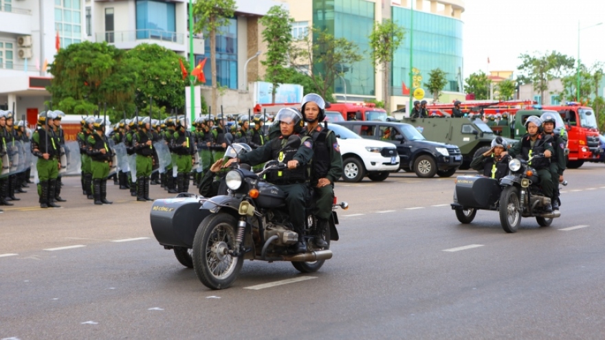 Bình Thuận ra quân đợt cao điểm tấn công, trấn áp tội phạm