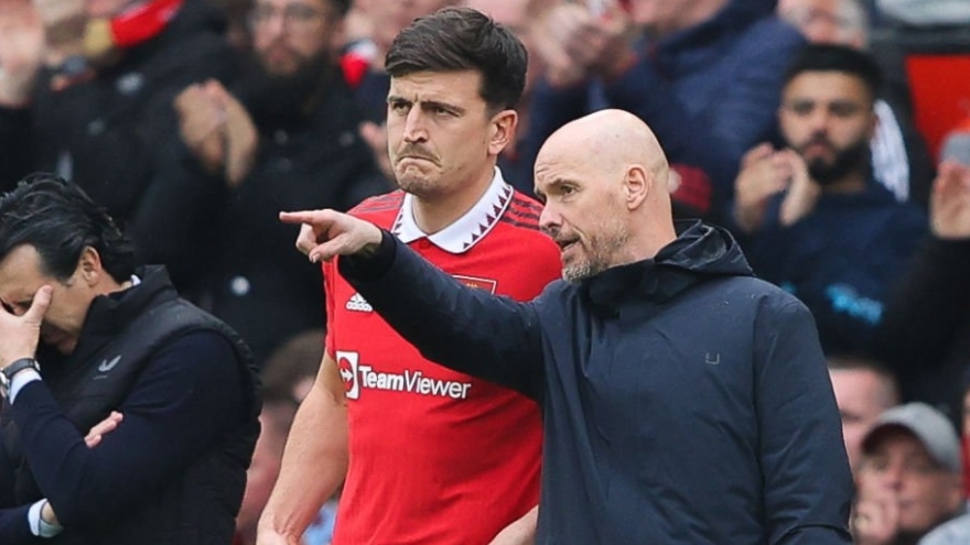 Harry Maguire sắp nhận “món quà đắng” từ HLV Erik Ten Hag