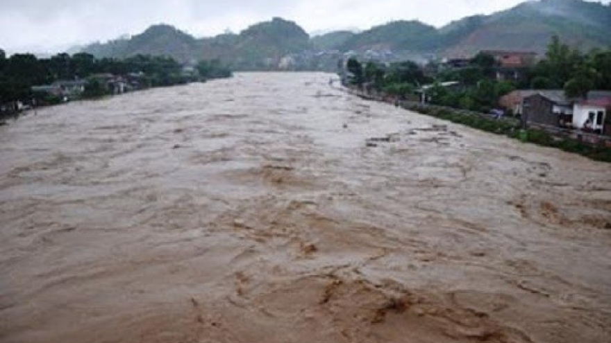 Lũ trên các sông ở khu vực Bắc Bộ có thể ở mức báo động 1