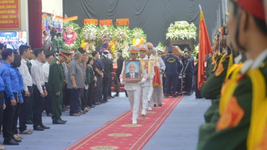 Lời cảm ơn của Ban Lễ tang Nhà nước và gia đình đồng chí Lê Phước Thọ