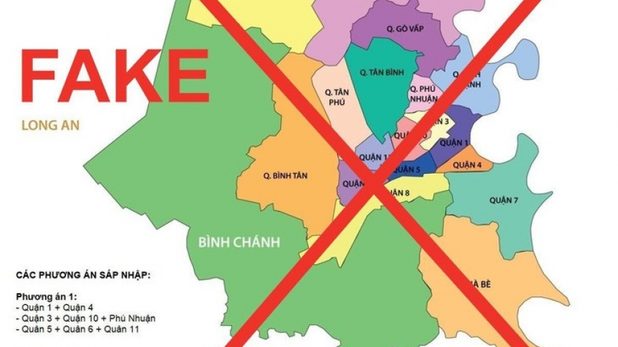 Thông tin phương án sáp nhập 6 quận tại TP.HCM là không chính xác
