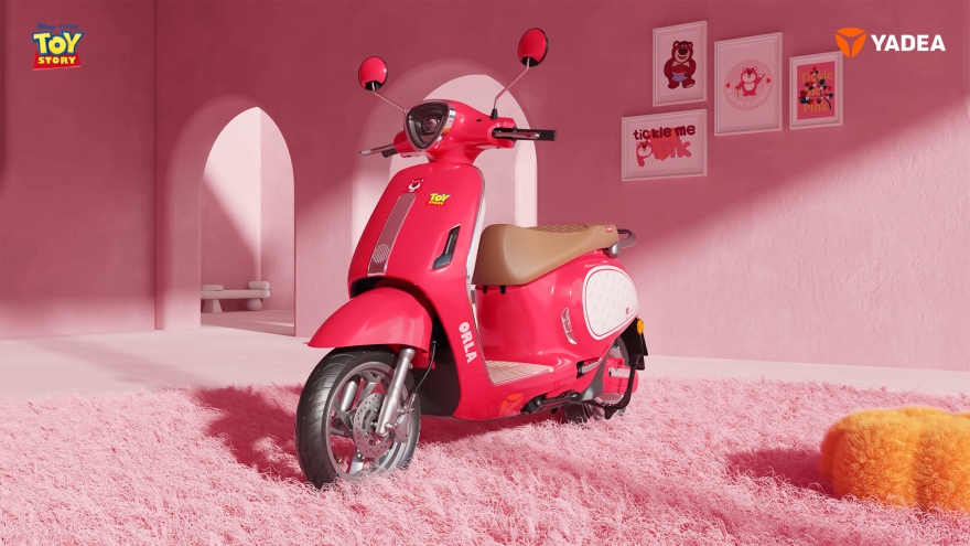Yadea giới thiệu xe máy điện Orla phiên bản Gấu Dâu Disney Lotso