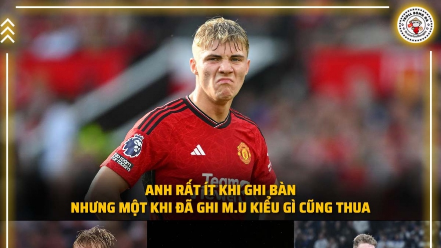 Biếm họa 24h: Hojlund ghi bàn là... điềm không lành với MU