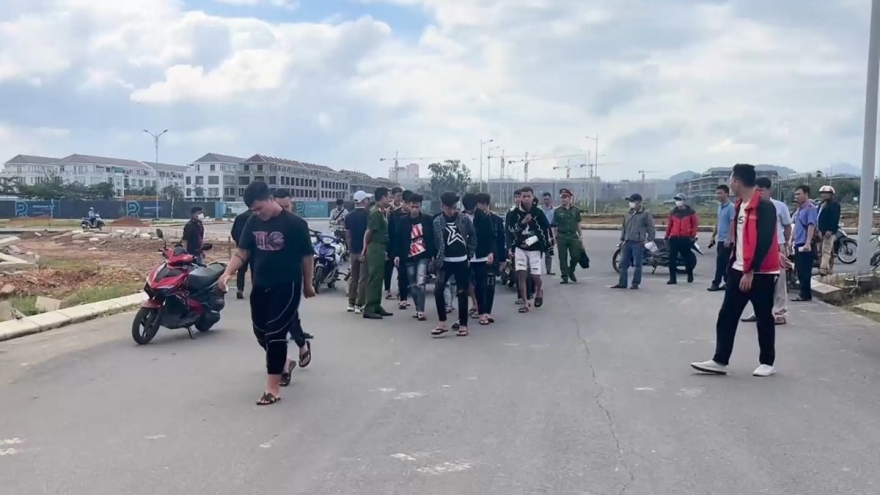 Thừa Thiên Huế bắt giữ nhóm thanh, thiếu niên gây rối trật tự công cộng