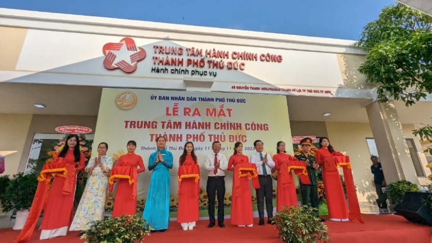 Trung tâm hành chính công đầu tiên của TP.HCM đi vào hoạt động