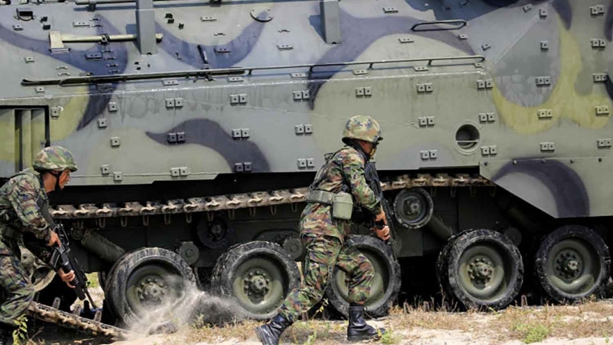 Mỹ điều tàu USS Miguel Keith và USS Somerset tới tập trận "Hổ mang Vàng 2024"