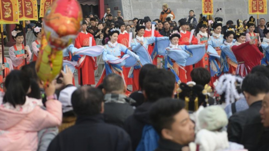 Người Trung Quốc ra nước ngoài du lịch dịp Tết đạt mức cao nhất trong 4 năm