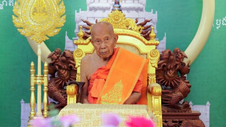 Vua sư Campuchia Đức Đại lão Hòa thượng Tep Vong đã thu thuần viên tịch