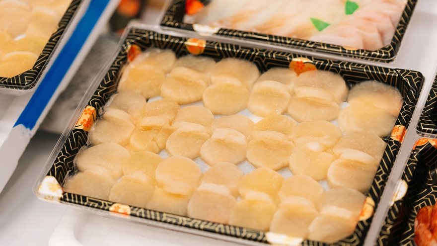 Sò điệp đông lạnh Nhật Bản xuất khẩu vào Đông Nam Á tăng 150%